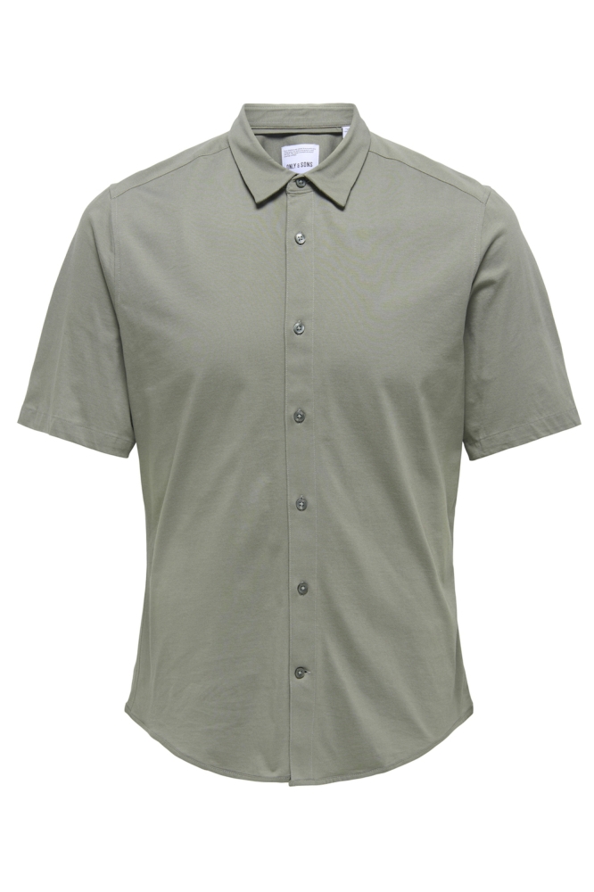 ONSROBIN BUT UNDER SS STRETCH SHIRT 22031992 CASTOR GREY